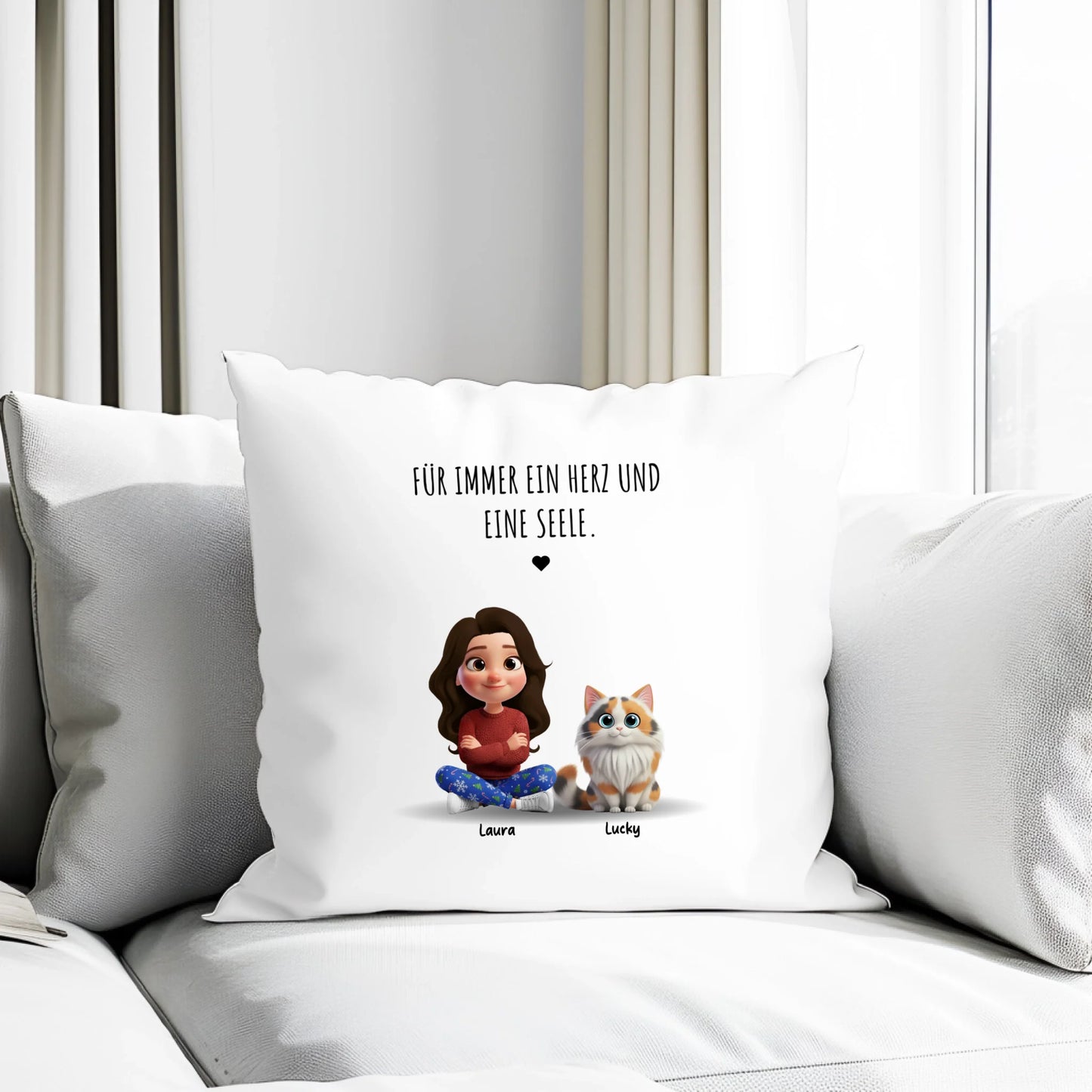 DM28 Square White Pillow Mockup