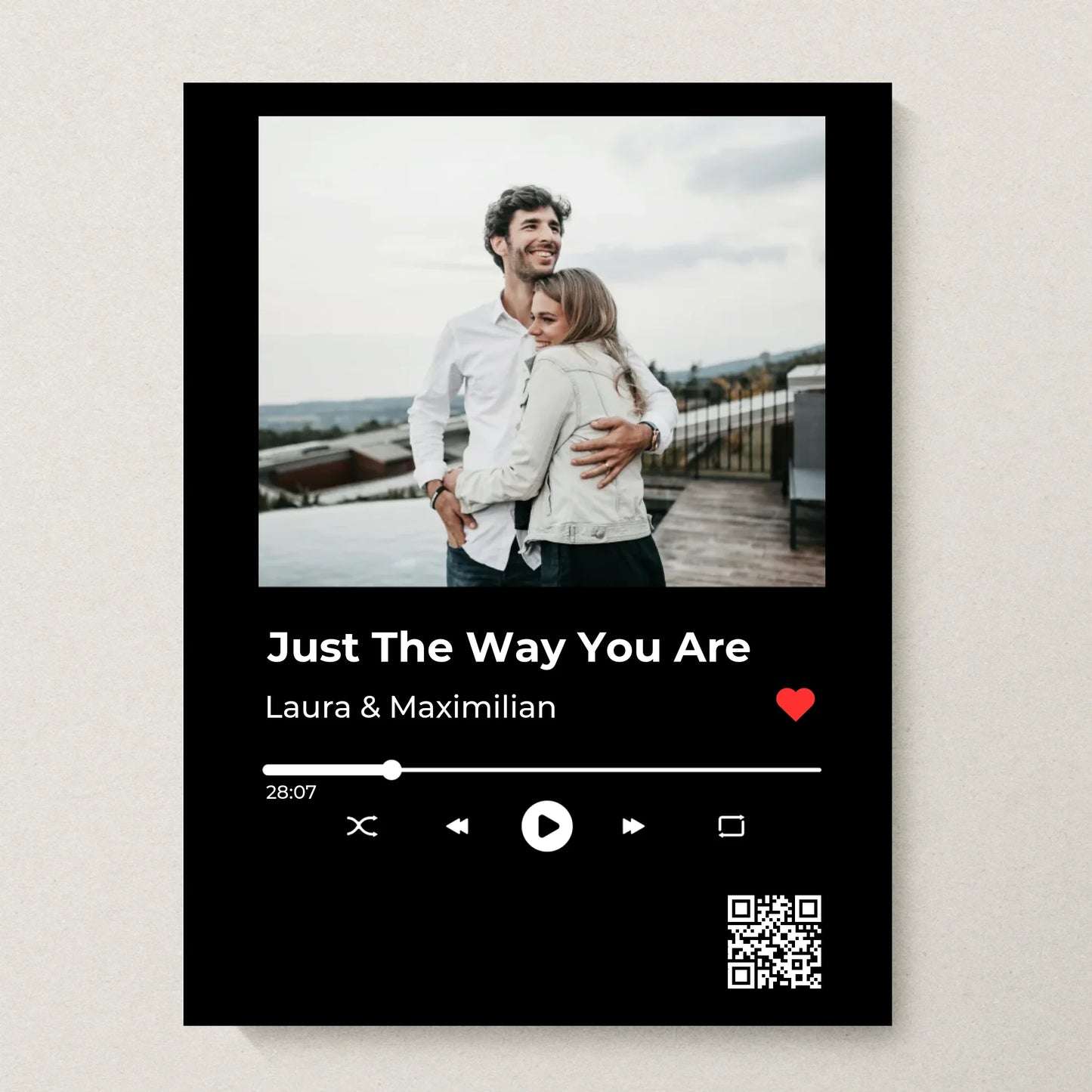 Poster 30x40 beiger Hintergrund