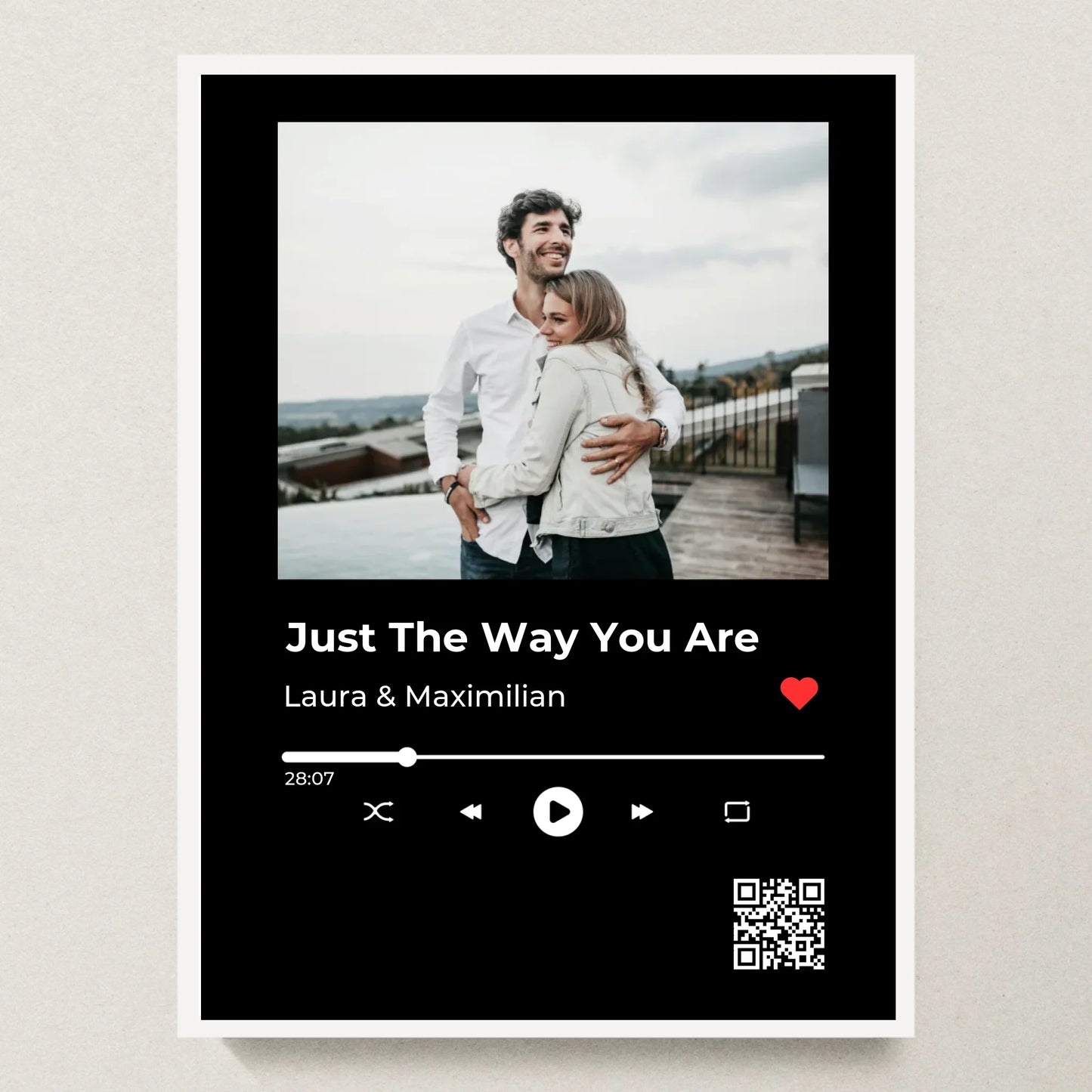 Poster 30x40 Weißer Rahmen