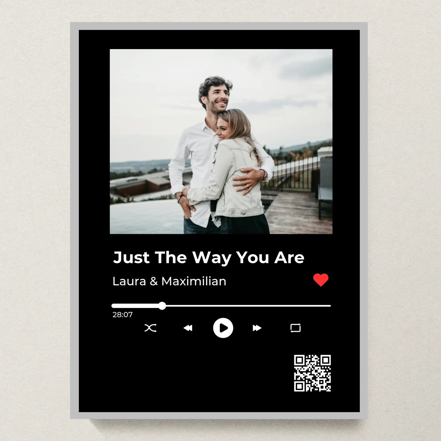 Poster 30x40 Silber Rahmen