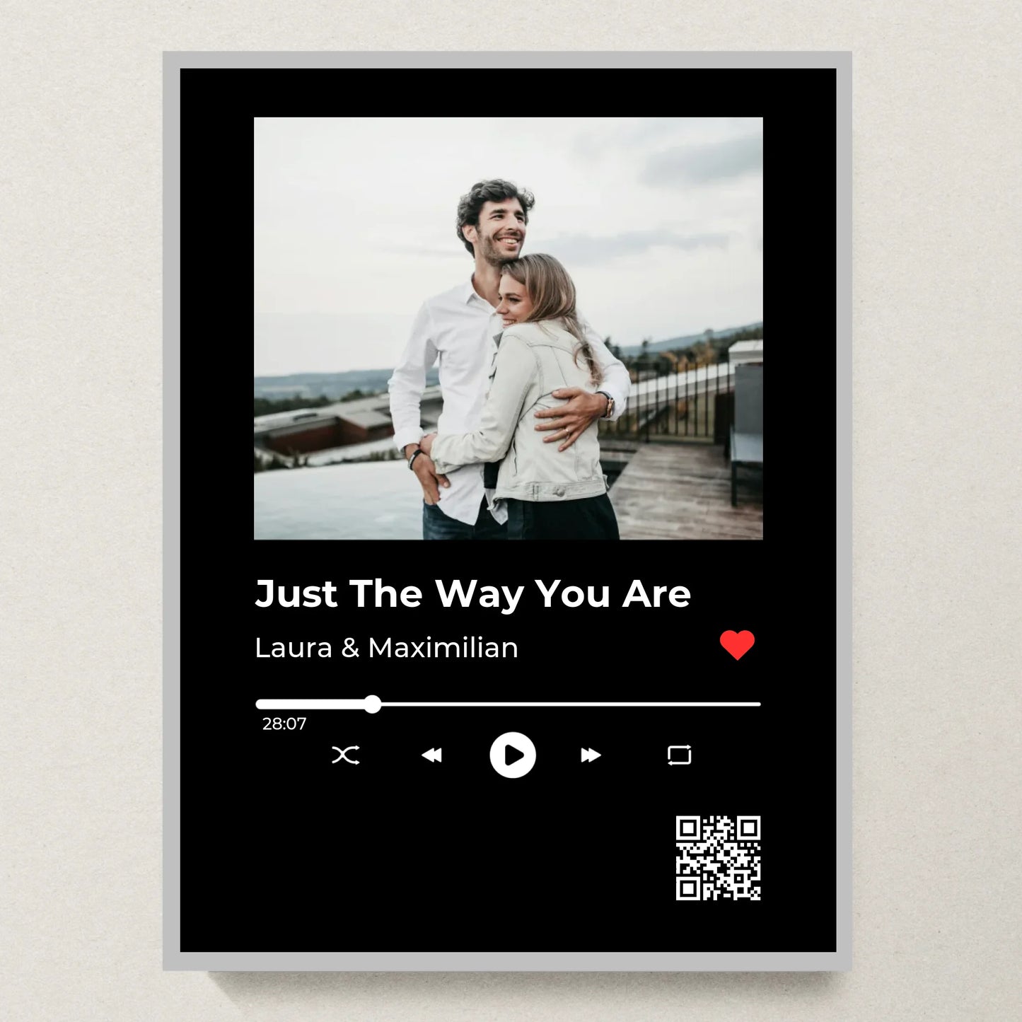 Poster 30x40 Silber Rahmen