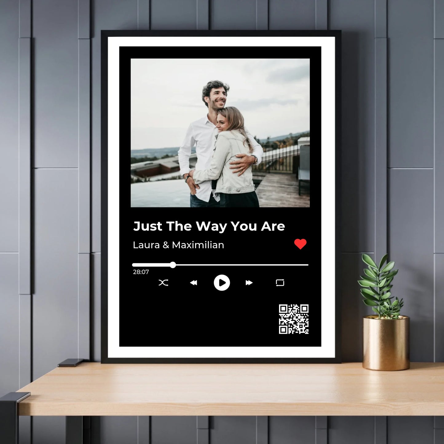 Mockup Poster Schwarzer Rahmen