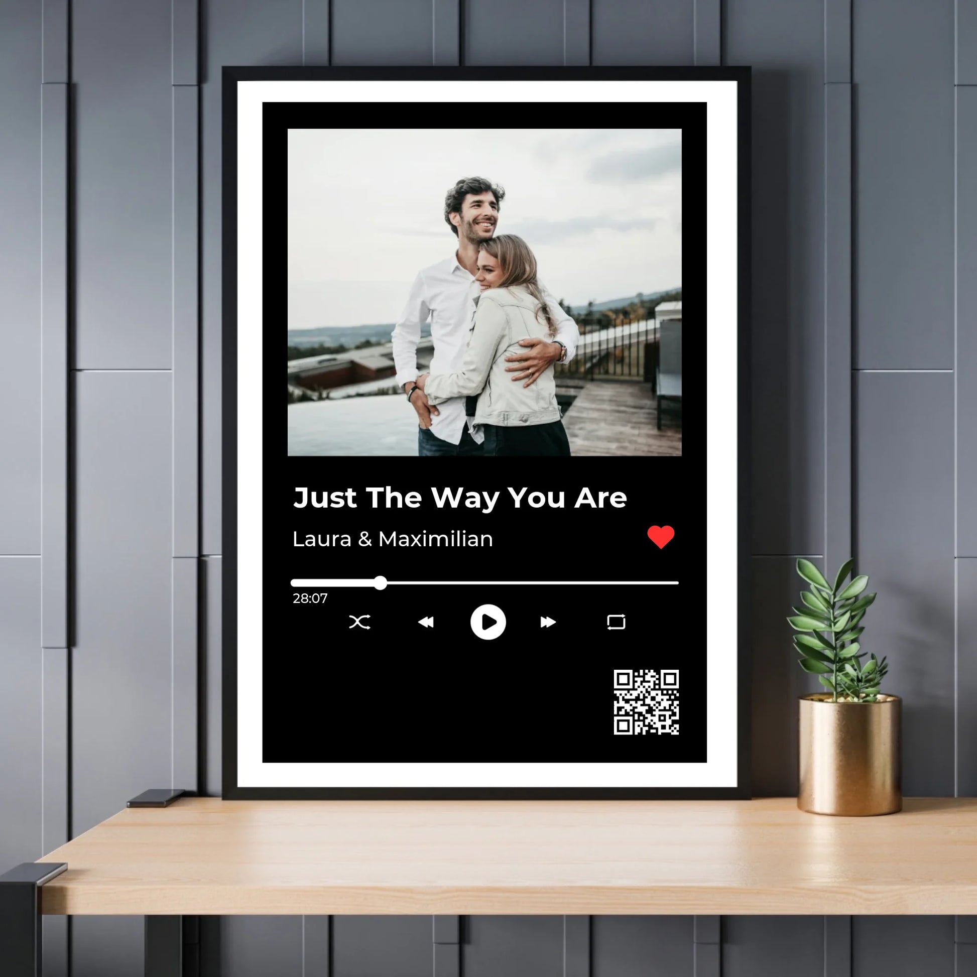 Mockup Poster Schwarzer Rahmen