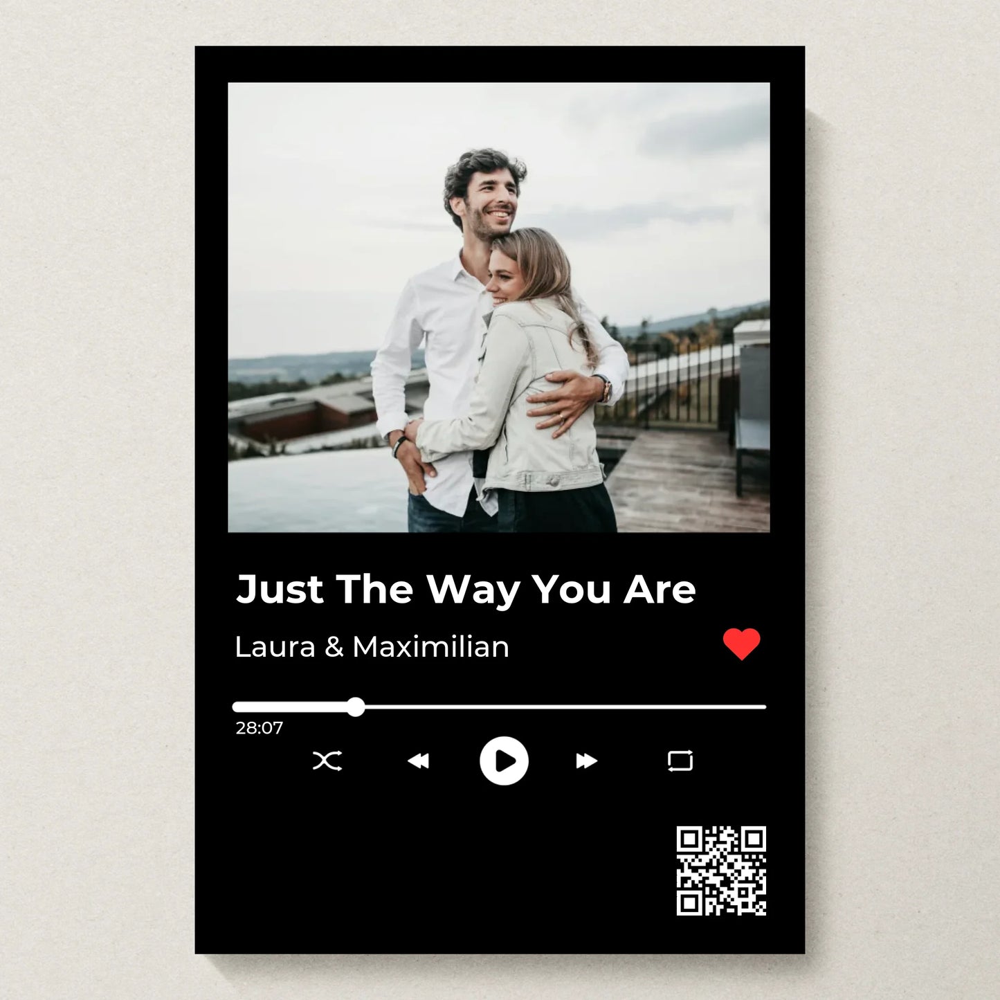 Poster 20x30 beiger Hintergrund