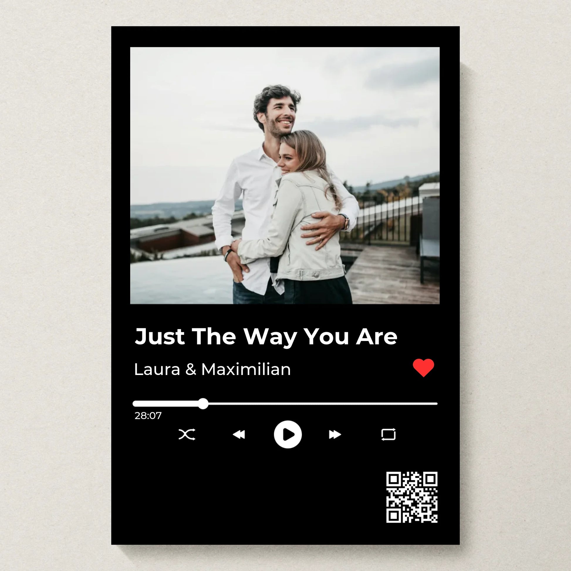 Poster 20x30 beiger Hintergrund