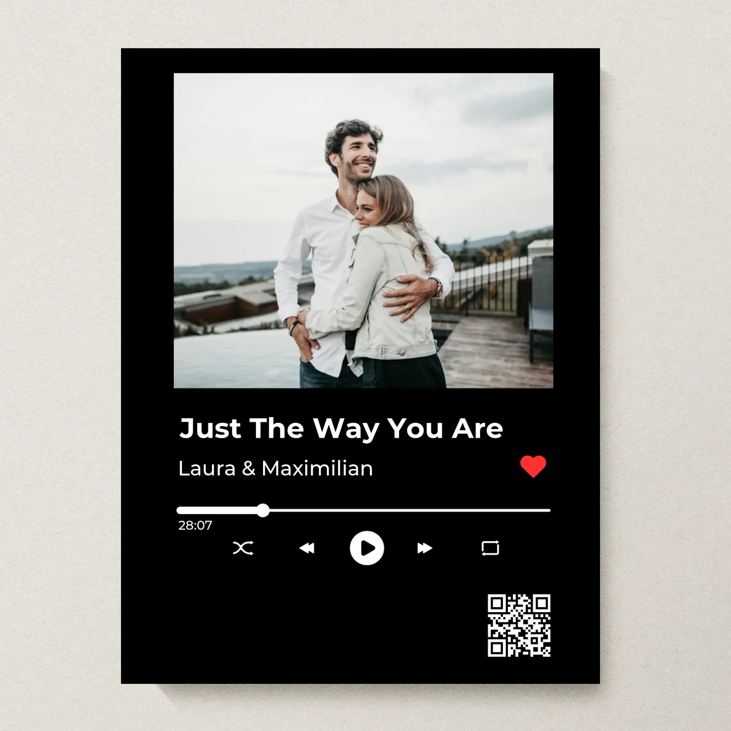 Poster 30x40 beiger Hintergrund