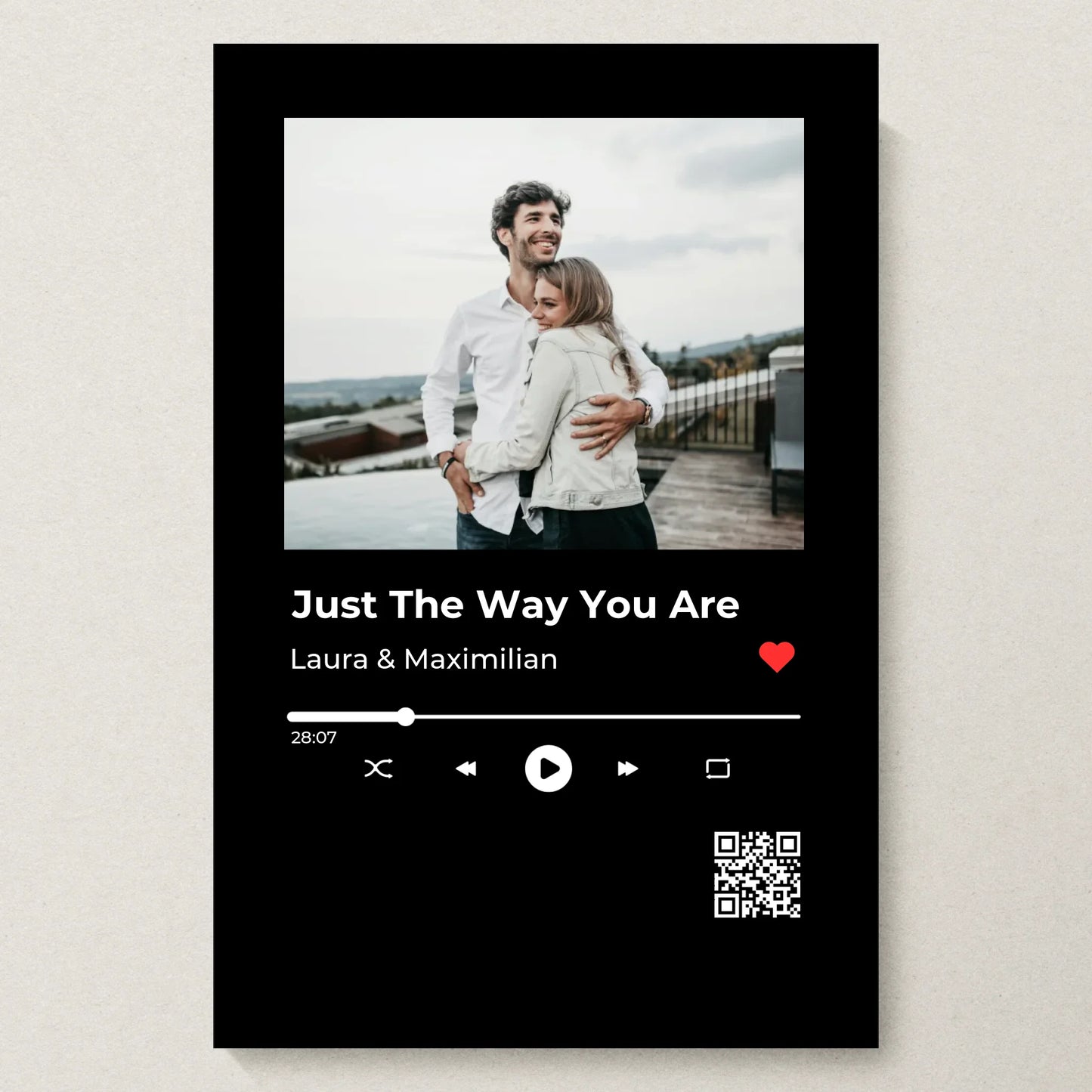 Poster 20x30 schwarzer Rahmen