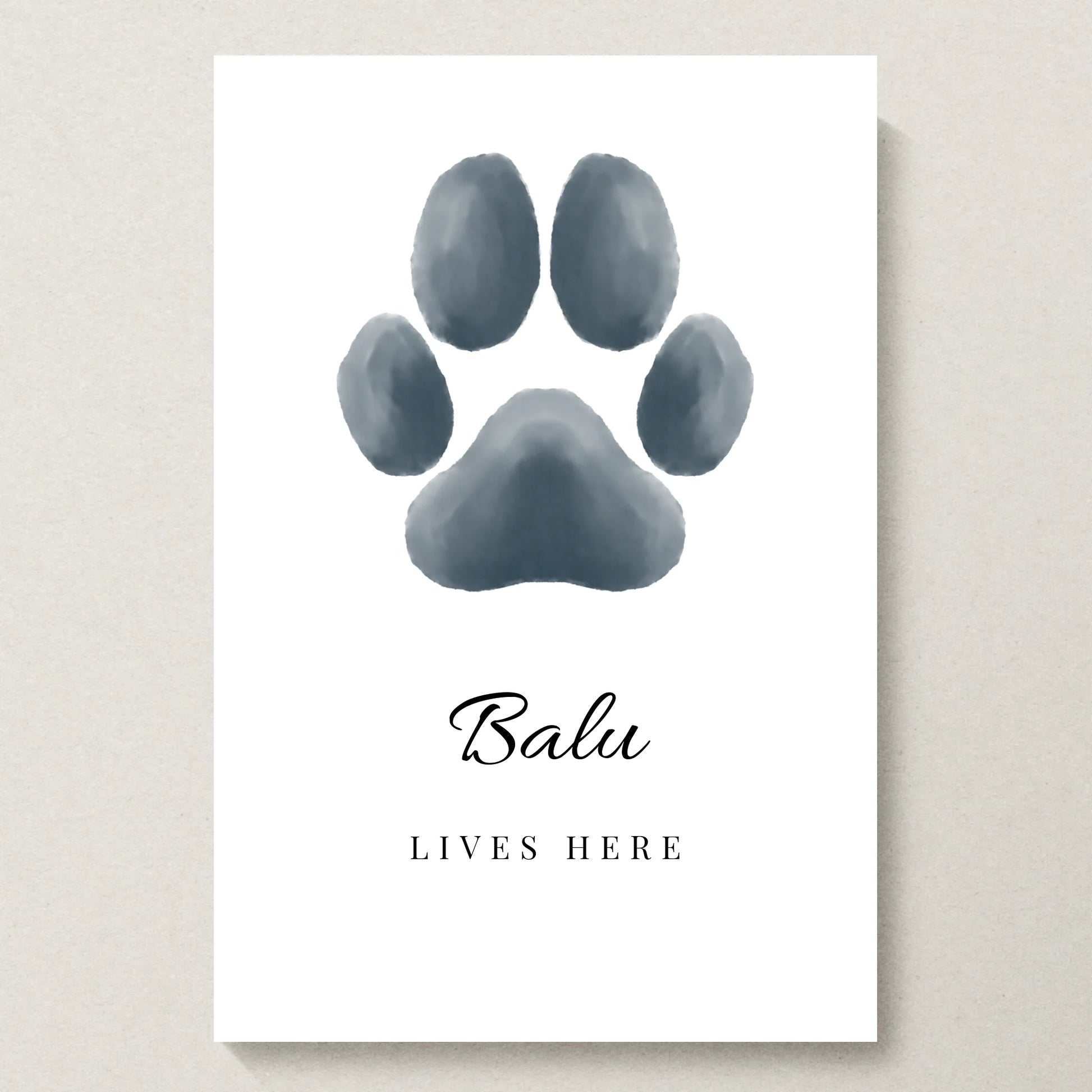 Poster 20x30 beiger Hintergrund