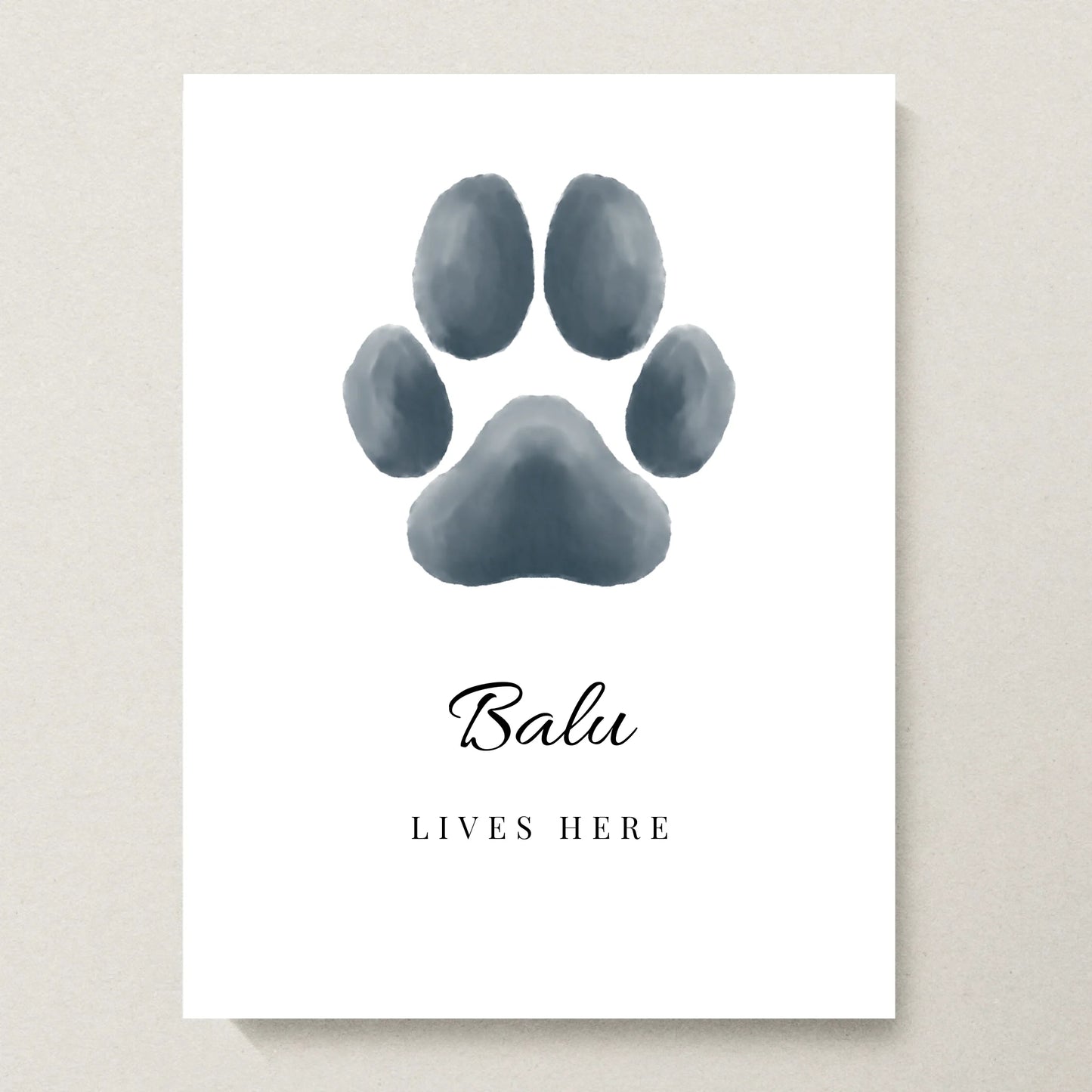 Poster 30x40 beiger Hintergrund