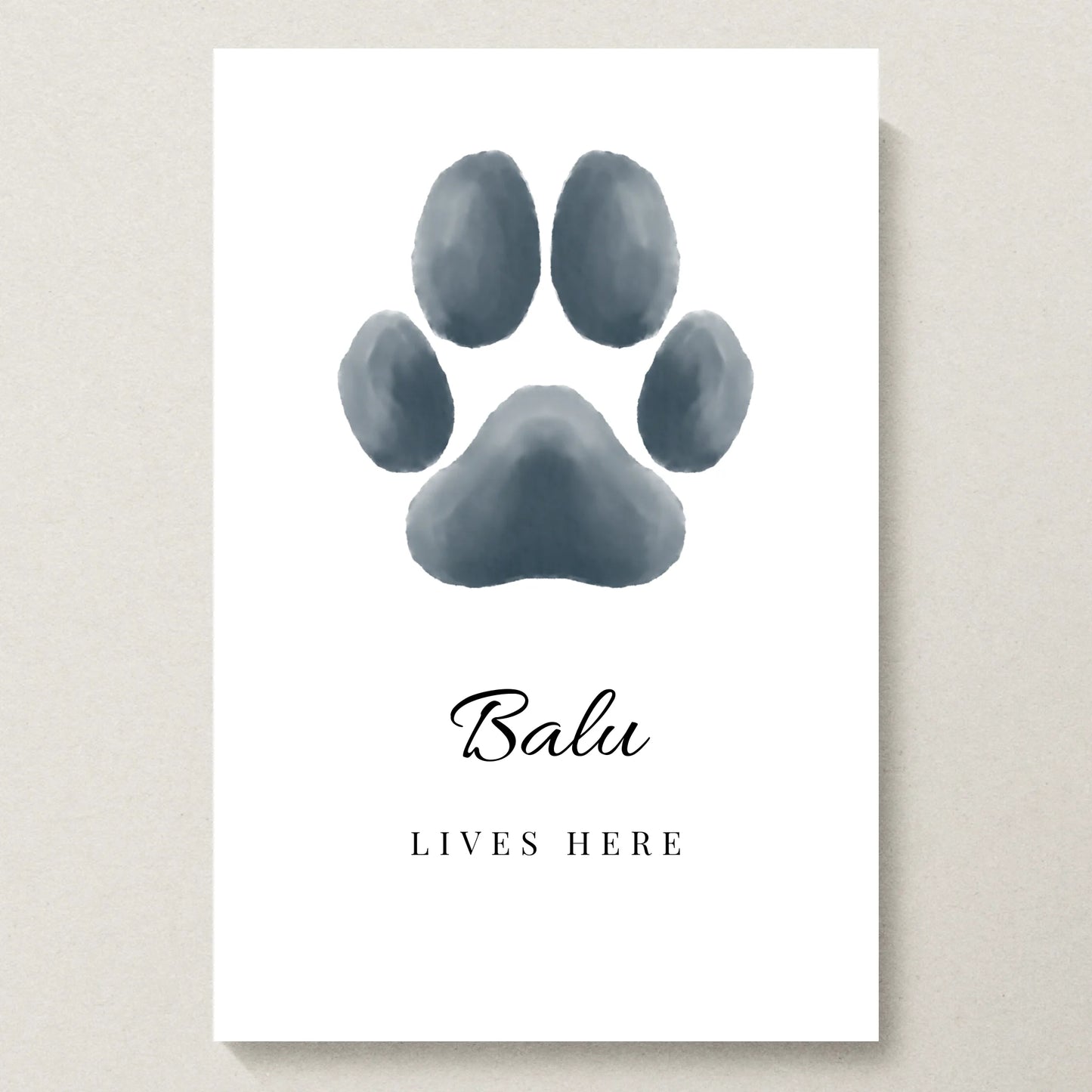 Poster 20x30 beiger Hintergrund