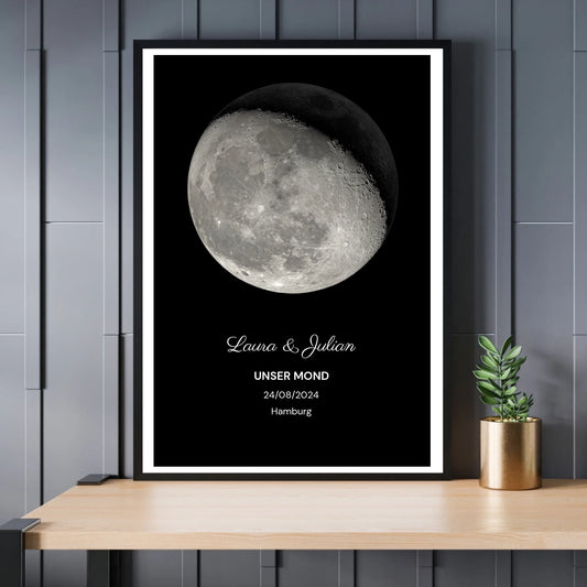 Mockup Poster Schwarzer Rahmen