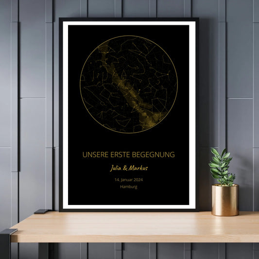 Mockup Poster Schwarzer Rahmen