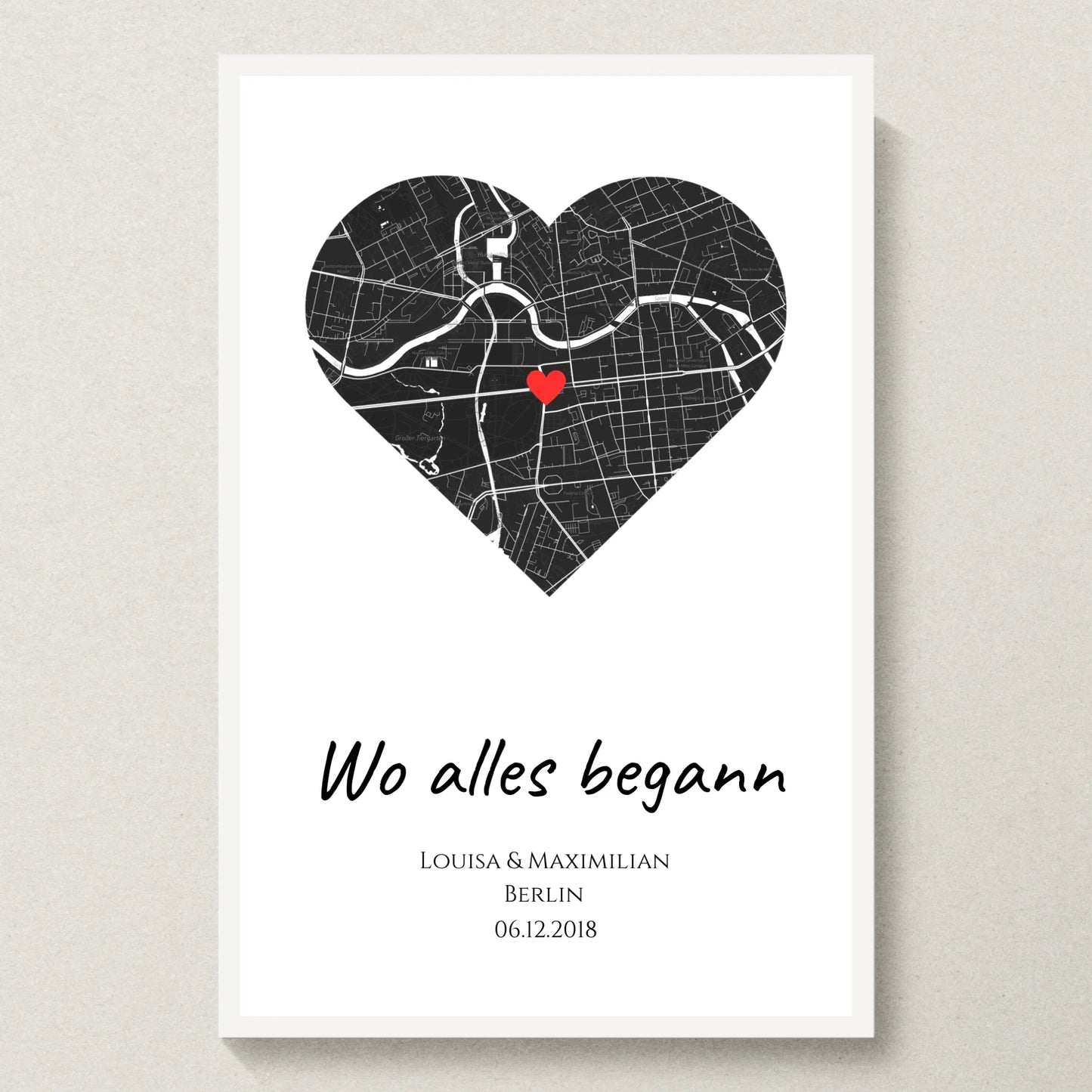 Poster 20x30 Weißer Rahmen