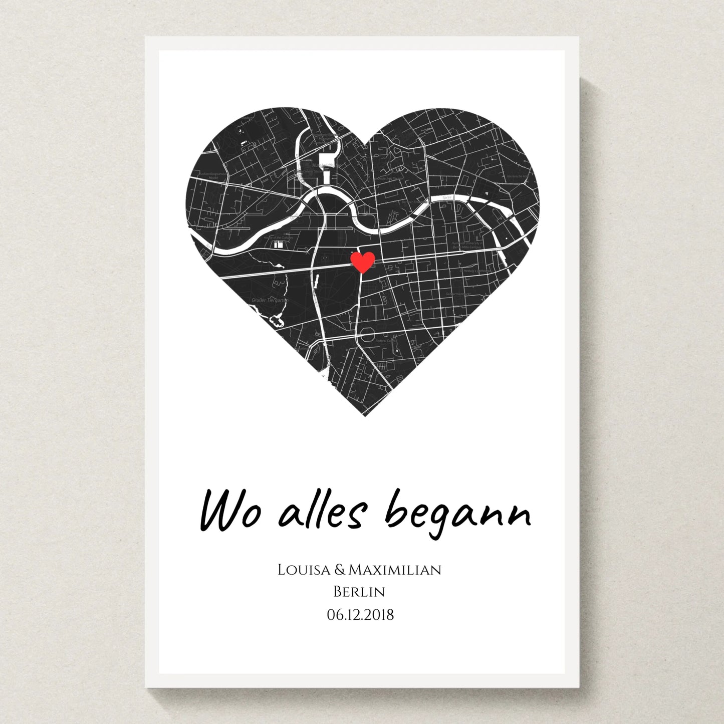 Poster 20x30 Weißer Rahmen