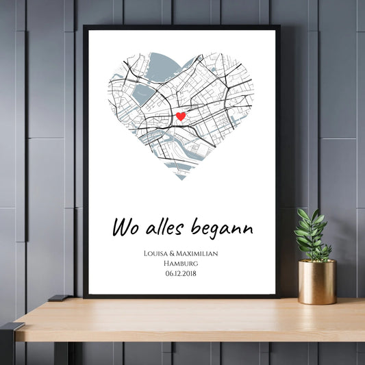 Mockup Poster Schwarzer Rahmen