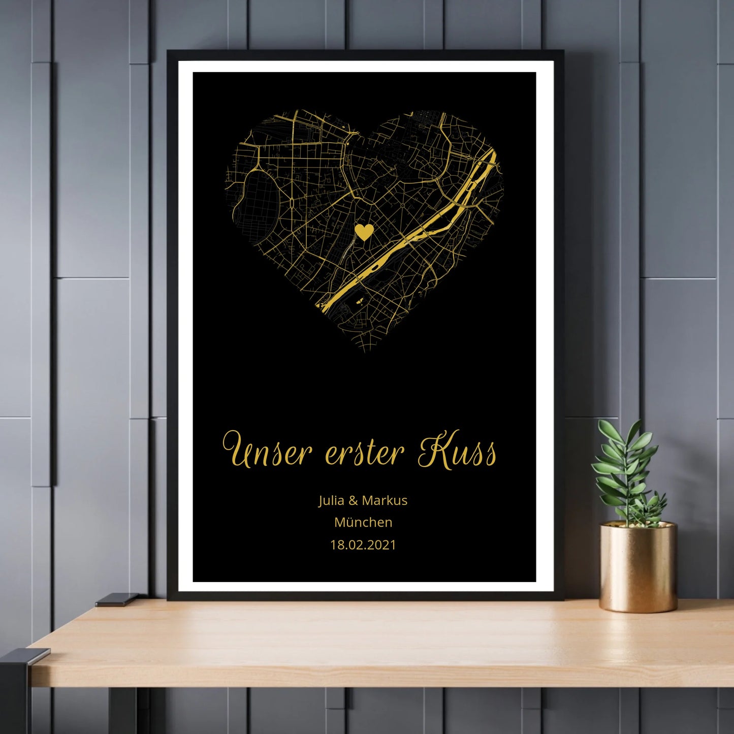 Mockup Poster Schwarzer Rahmen