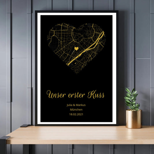 Mockup Poster Schwarzer Rahmen