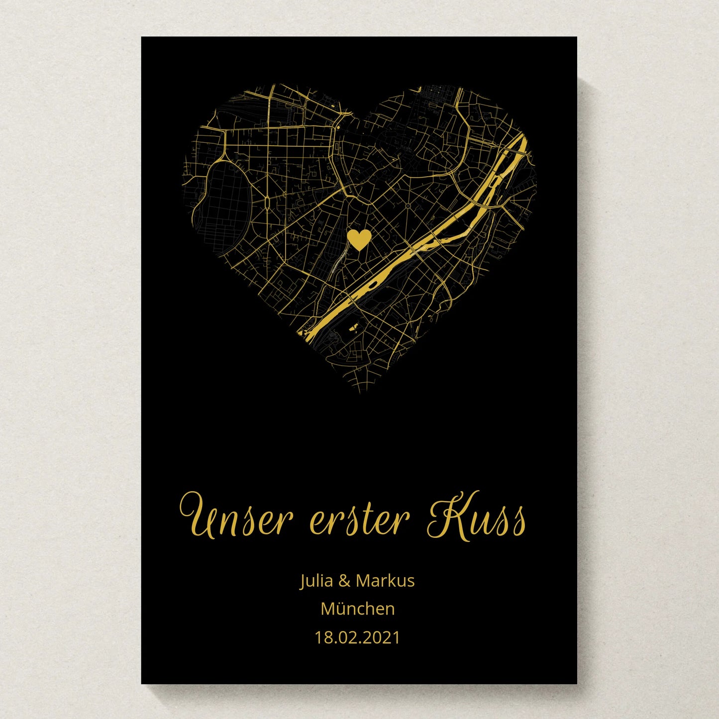 Poster 20x30 beiger Hintergrund