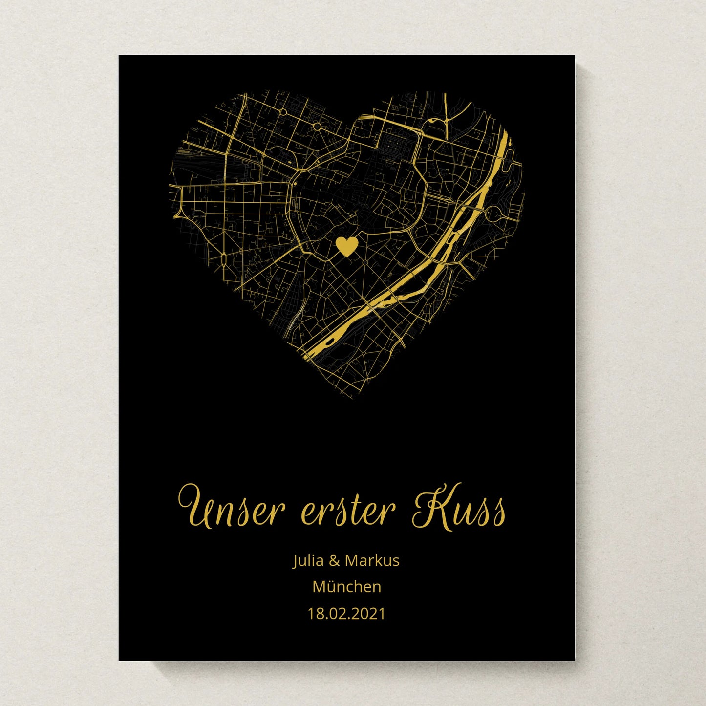 Poster 30x40 beiger Hintergrund