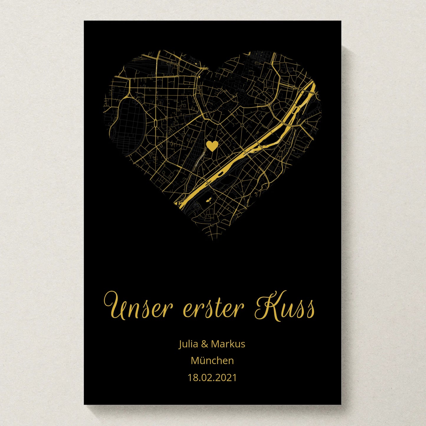 Poster 20x30 beiger Hintergrund