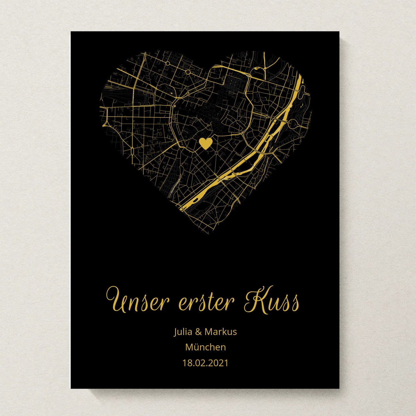 Poster 30x40 beiger Hintergrund