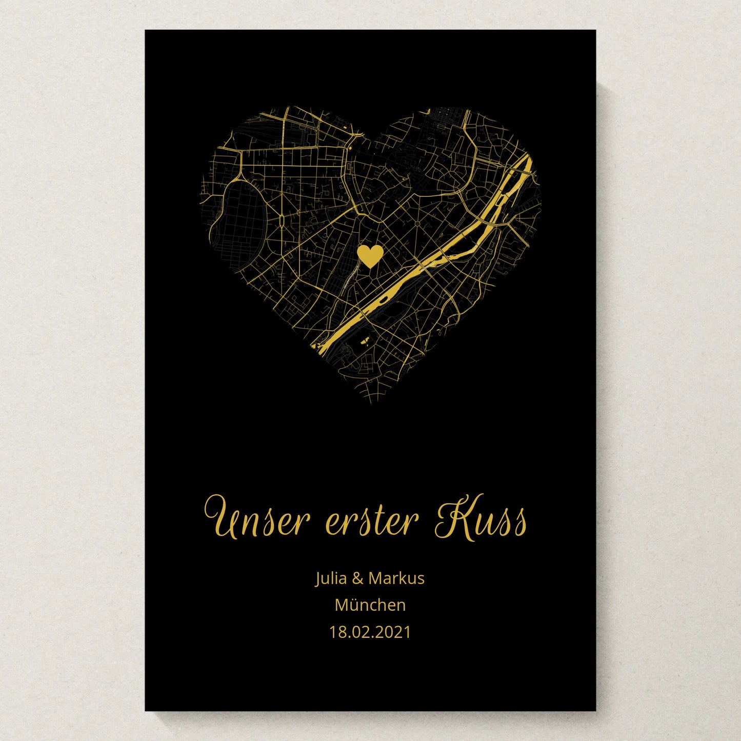 Poster 20x30 schwarzer Rahmen