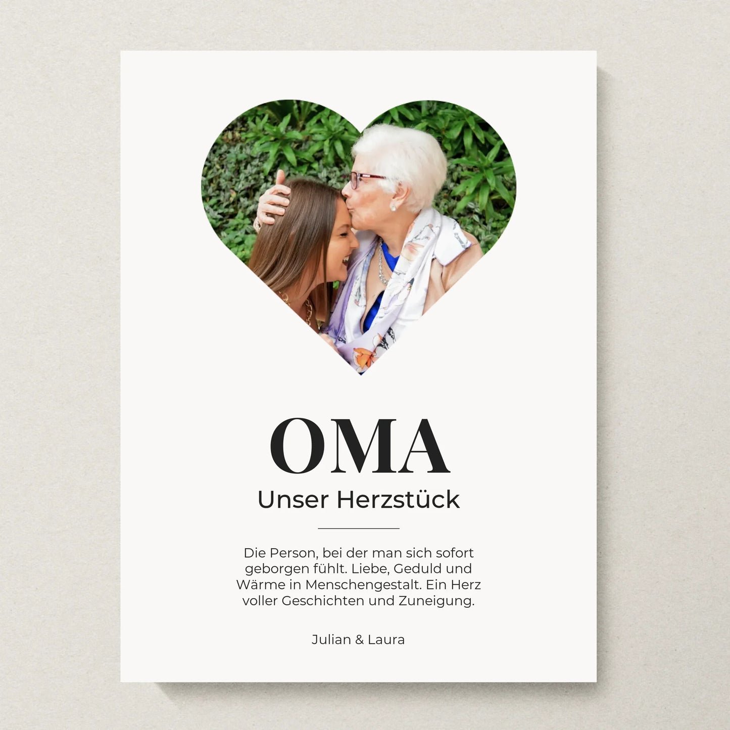 Poster 30x40 beiger Hintergrund