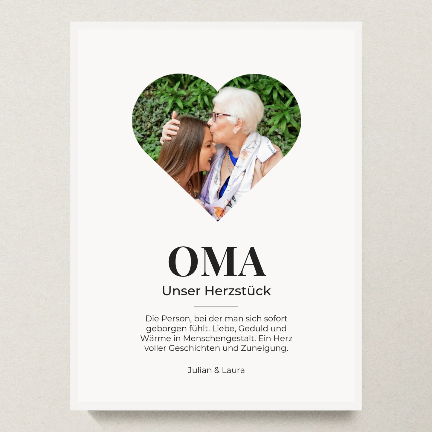 Poster 30x40 Weißer Rahmen