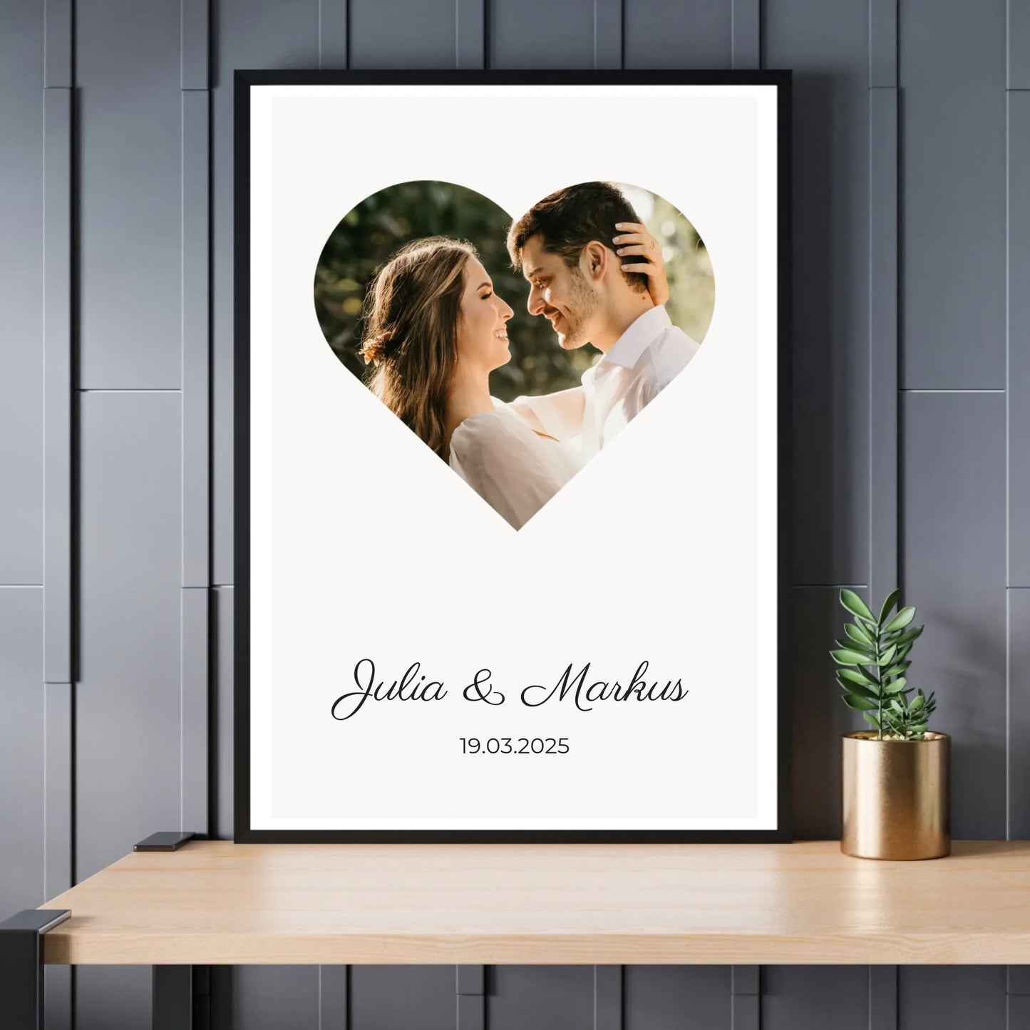 Mockup Poster Schwarzer Rahmen