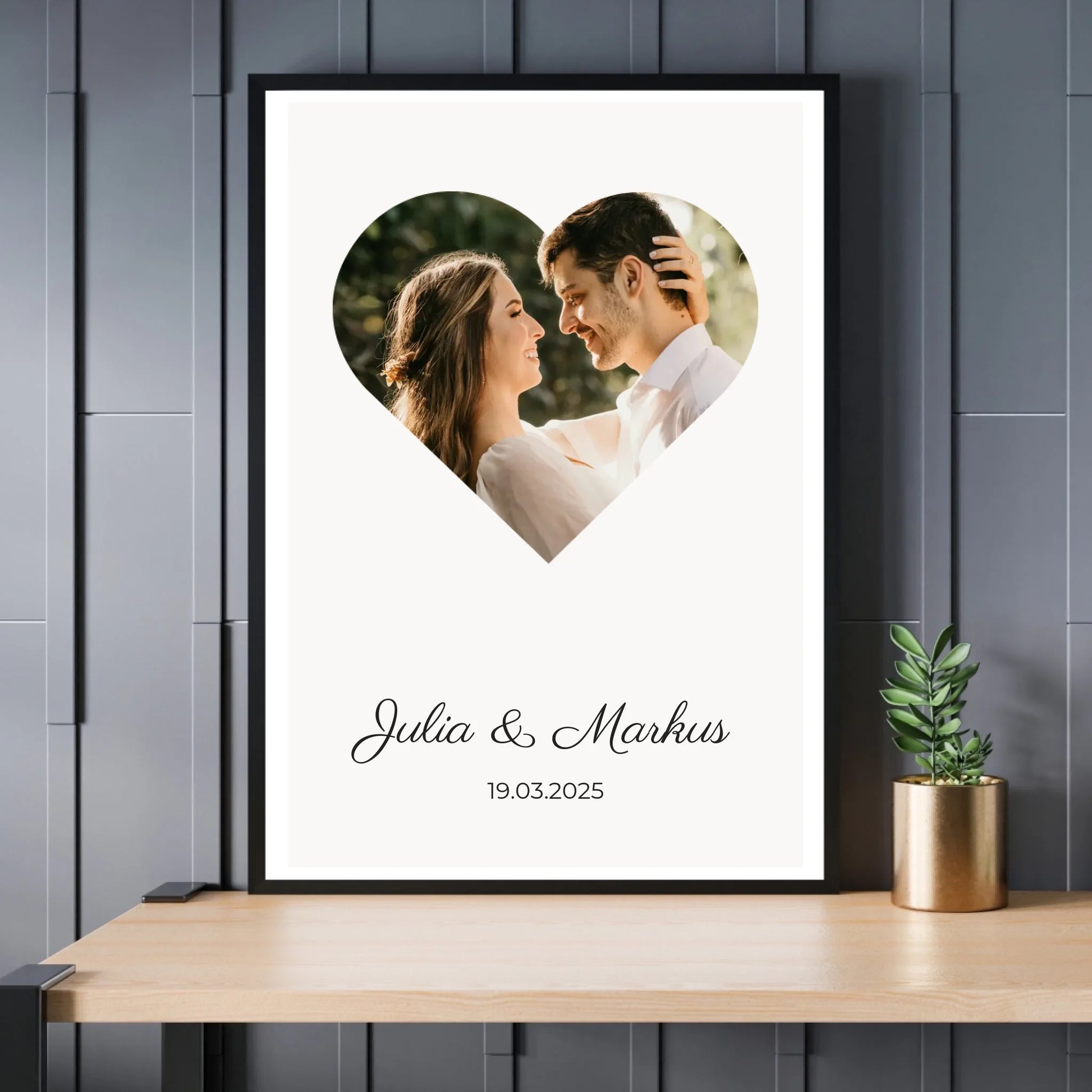 Mockup Poster Schwarzer Rahmen