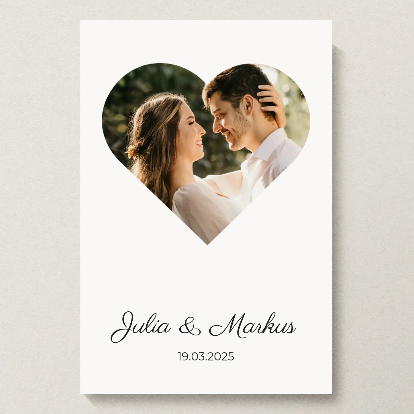 Poster 20x30 beiger Hintergrund