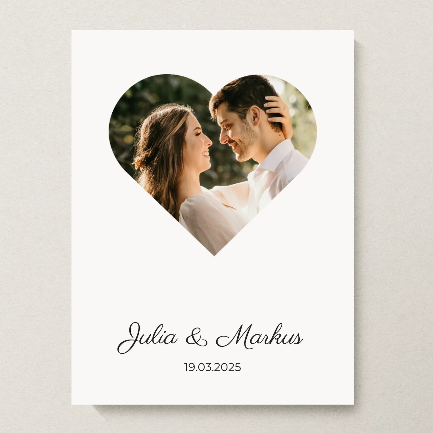 Poster 30x40 beiger Hintergrund