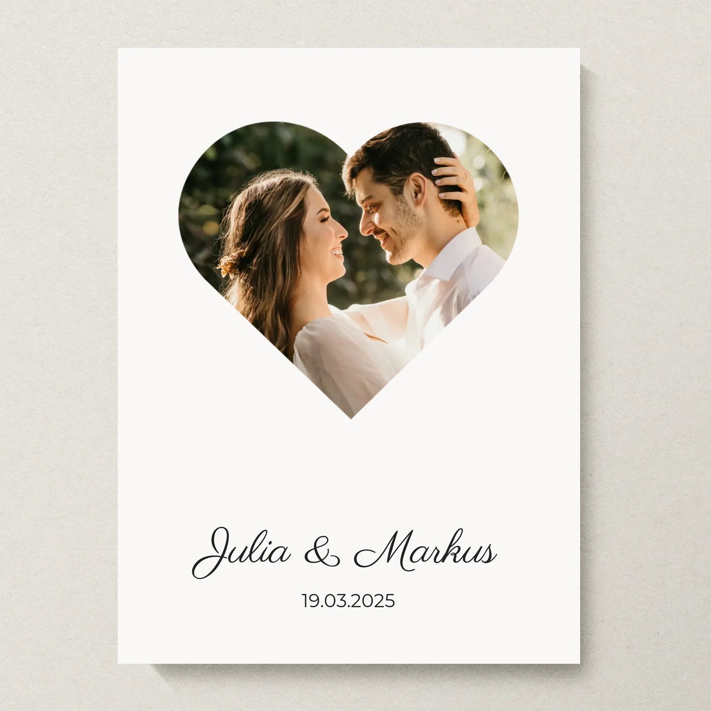 Poster 30x40 beiger Hintergrund