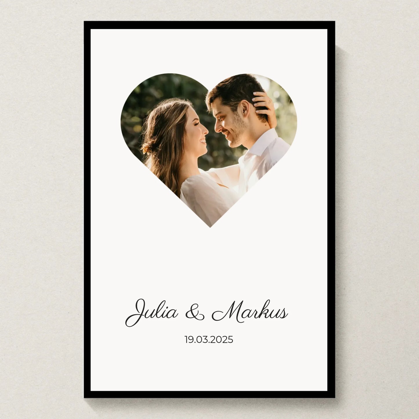 Poster 20x30 schwarzer Rahmen