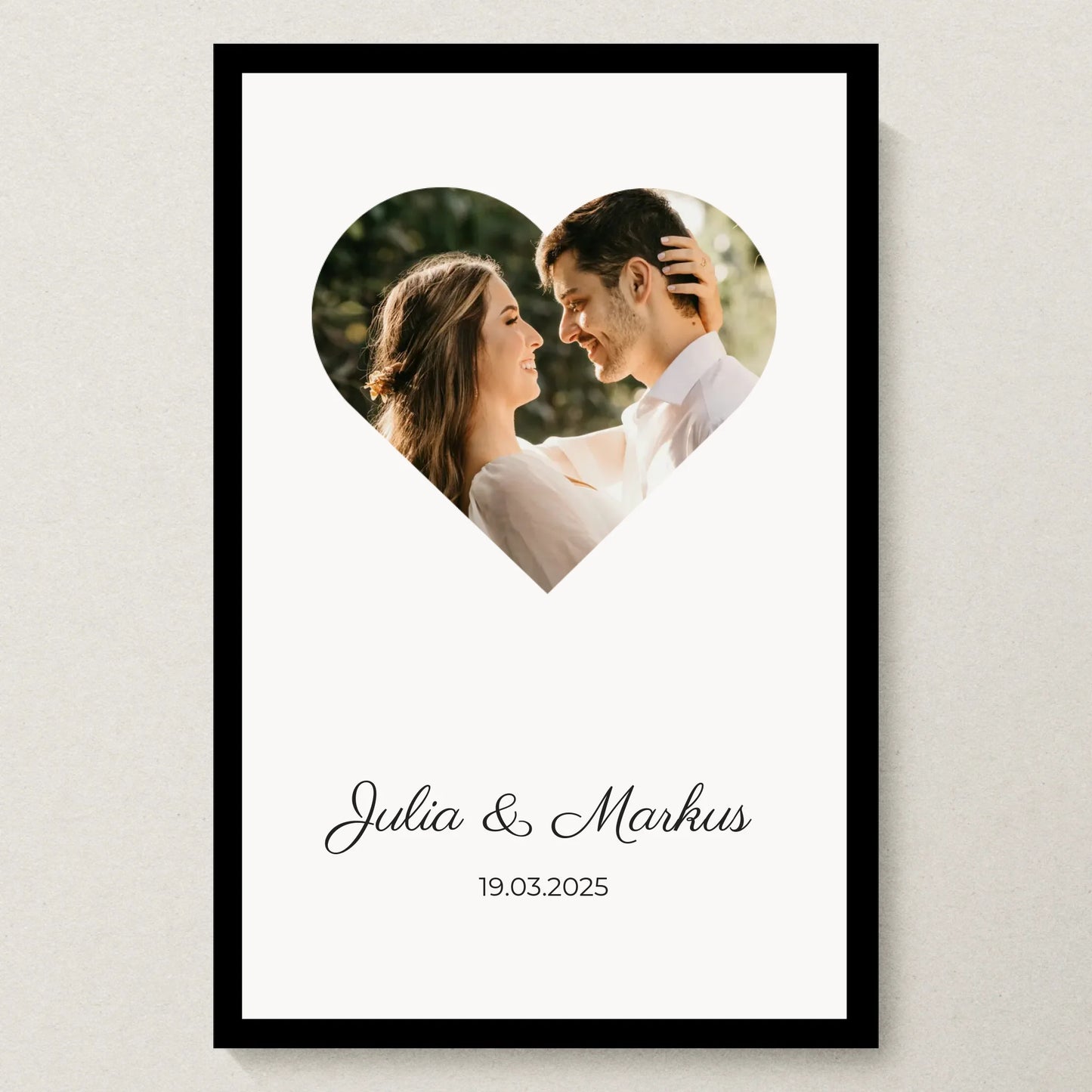 Poster 20x30 schwarzer Rahmen