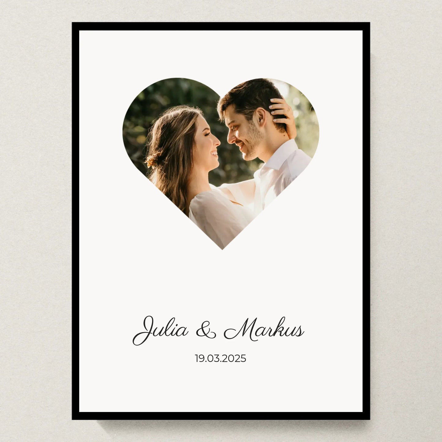 Poster 30x40 schwarzer Rahmen