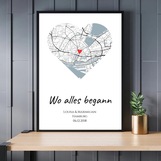 Mockup Poster Schwarzer Rahmen