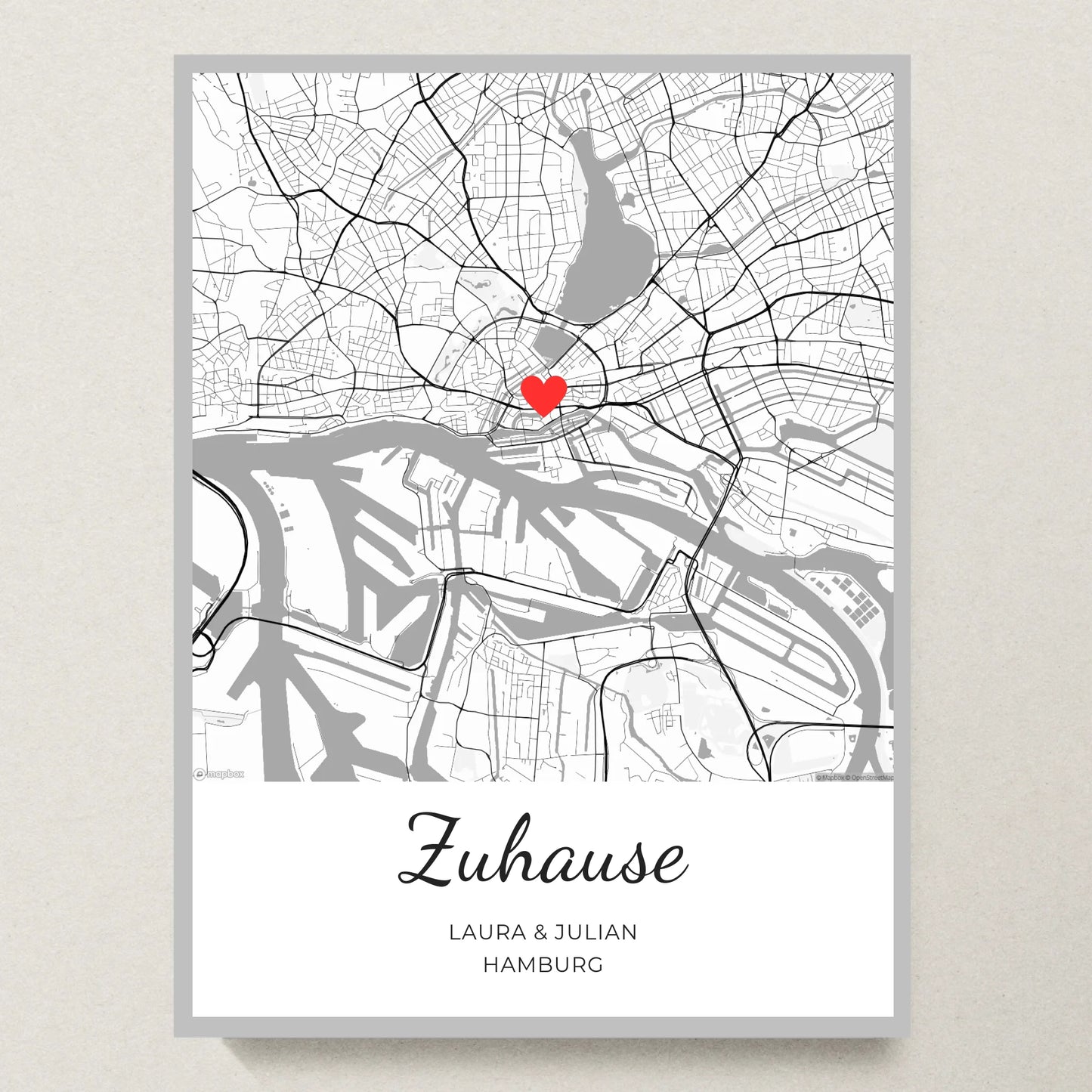 Poster 30x40 Silber Rahmen