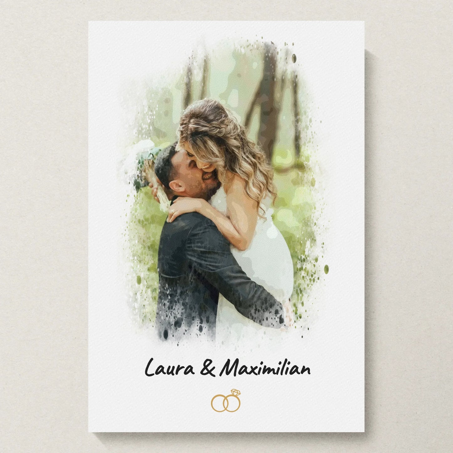 Poster 20x30 beiger Hintergrund