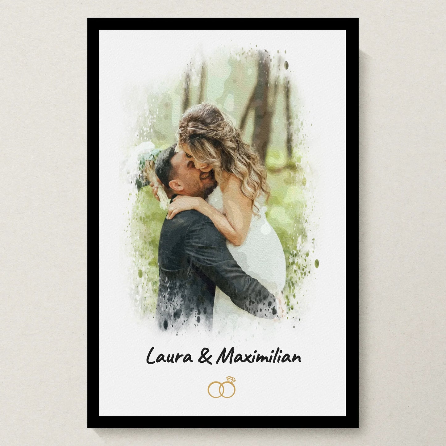 Poster 20x30 schwarzer Rahmen