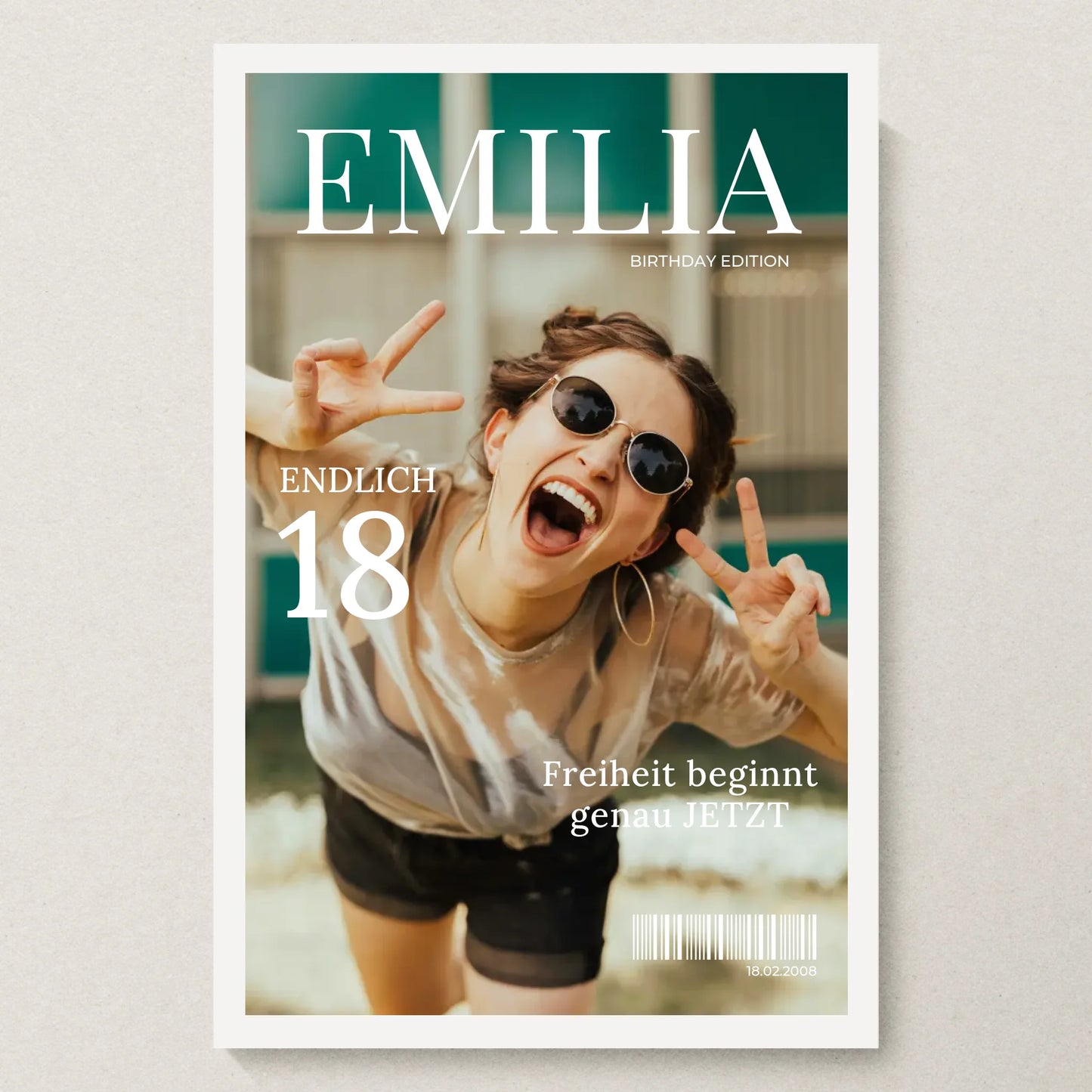 Poster 20x30 Weißer Rahmen