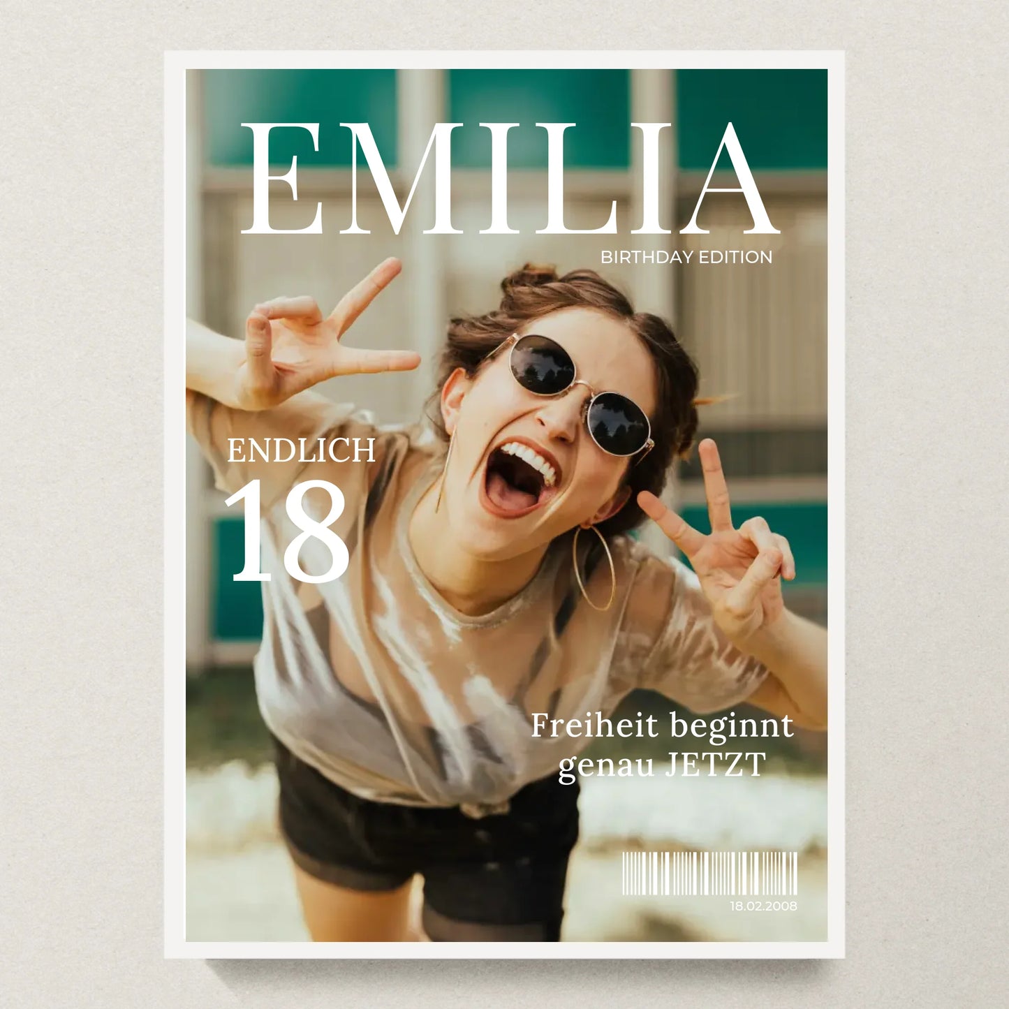 Poster 30x40 Weißer Rahmen