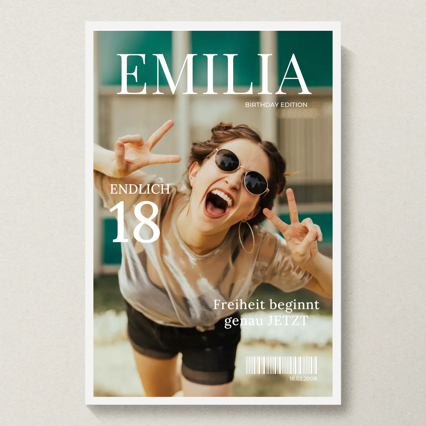 Poster 20x30 Weißer Rahmen