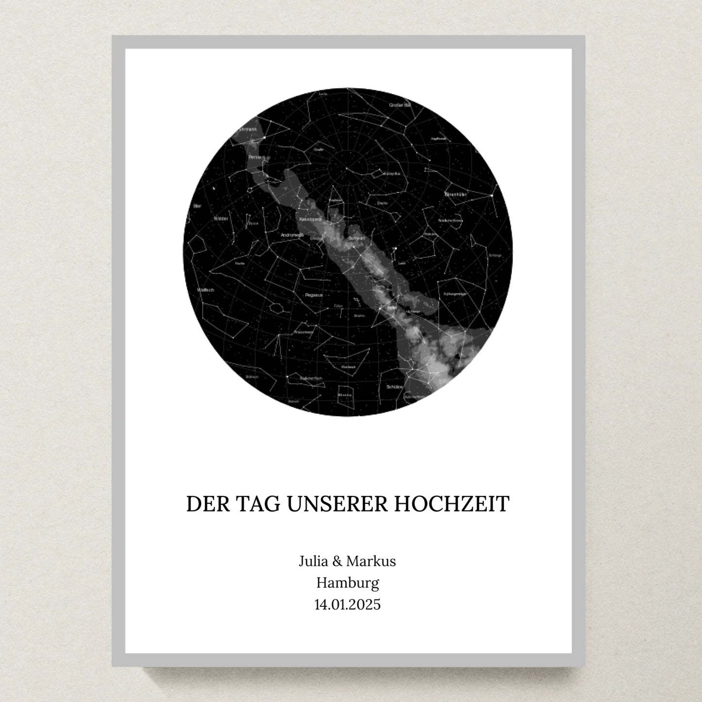 Poster 30x40 Silber Rahmen