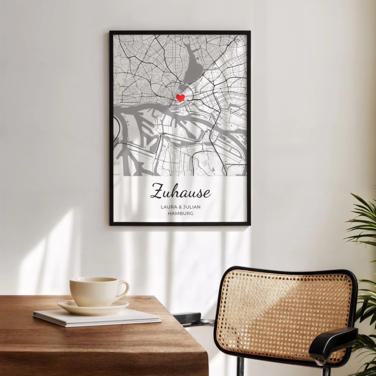 Zuhause Karte