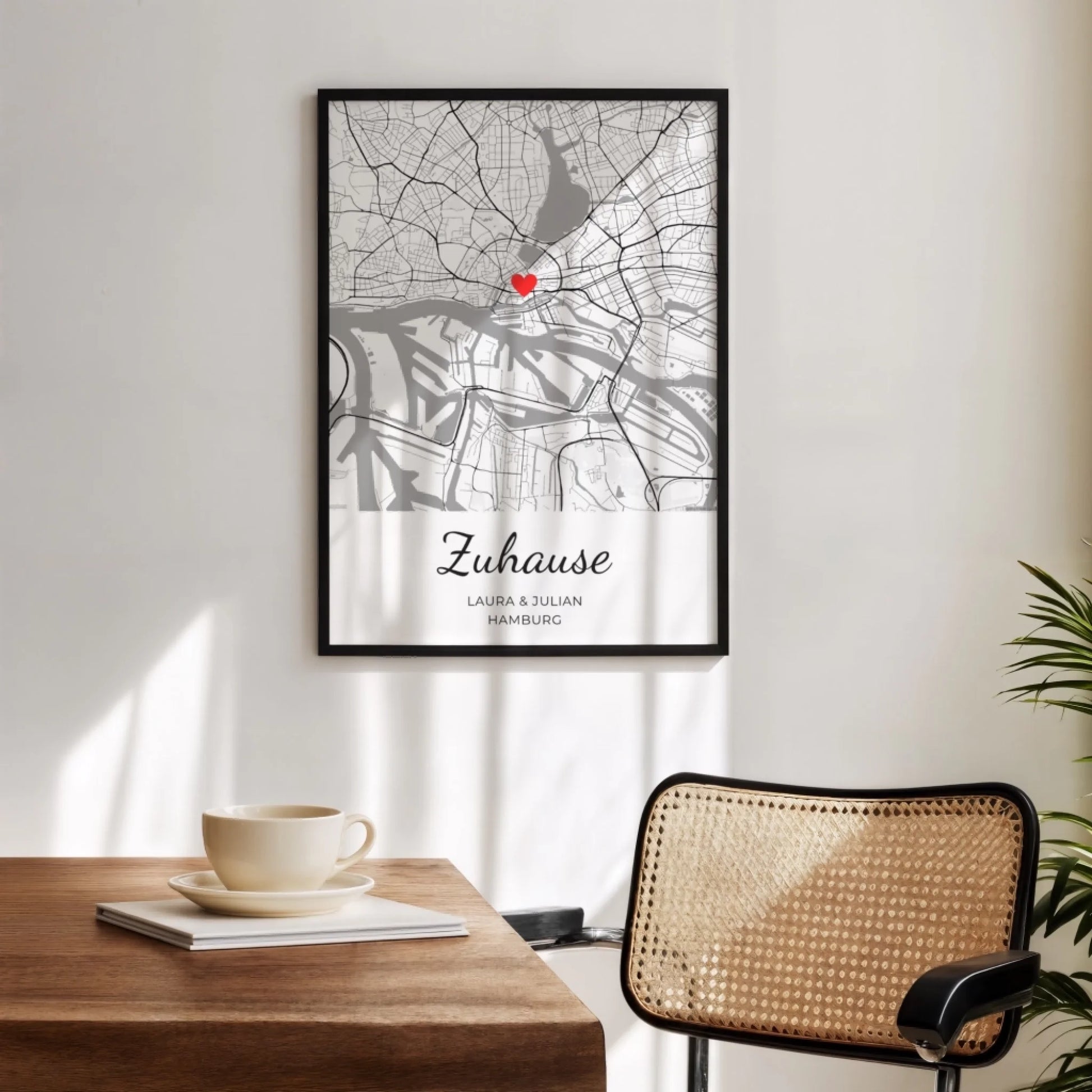 Zuhause Karte