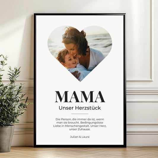 Mockup Poster Wand Pflanze