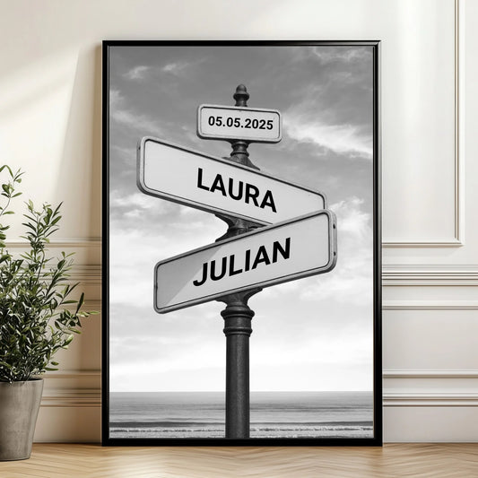 Mockup Poster Wand Pflanze