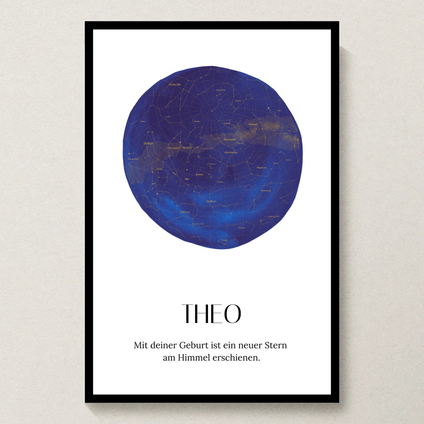 Poster 20x30 schwarzer Rahmen