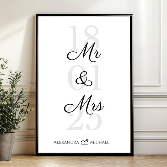 Mockup Poster Wand Pflanze